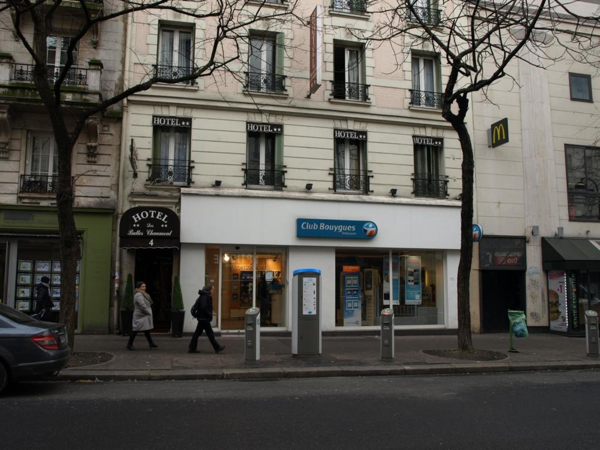 Hotel Des Buttes Chaumont Paris Dış mekan fotoğraf