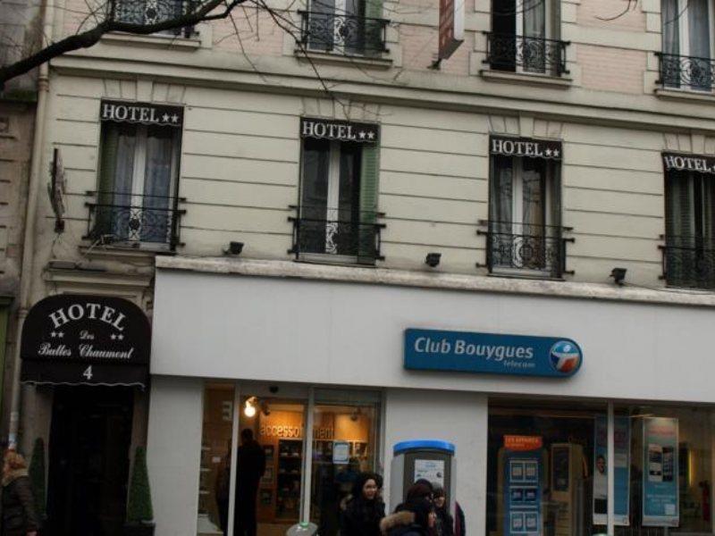 Hotel Des Buttes Chaumont Paris Dış mekan fotoğraf