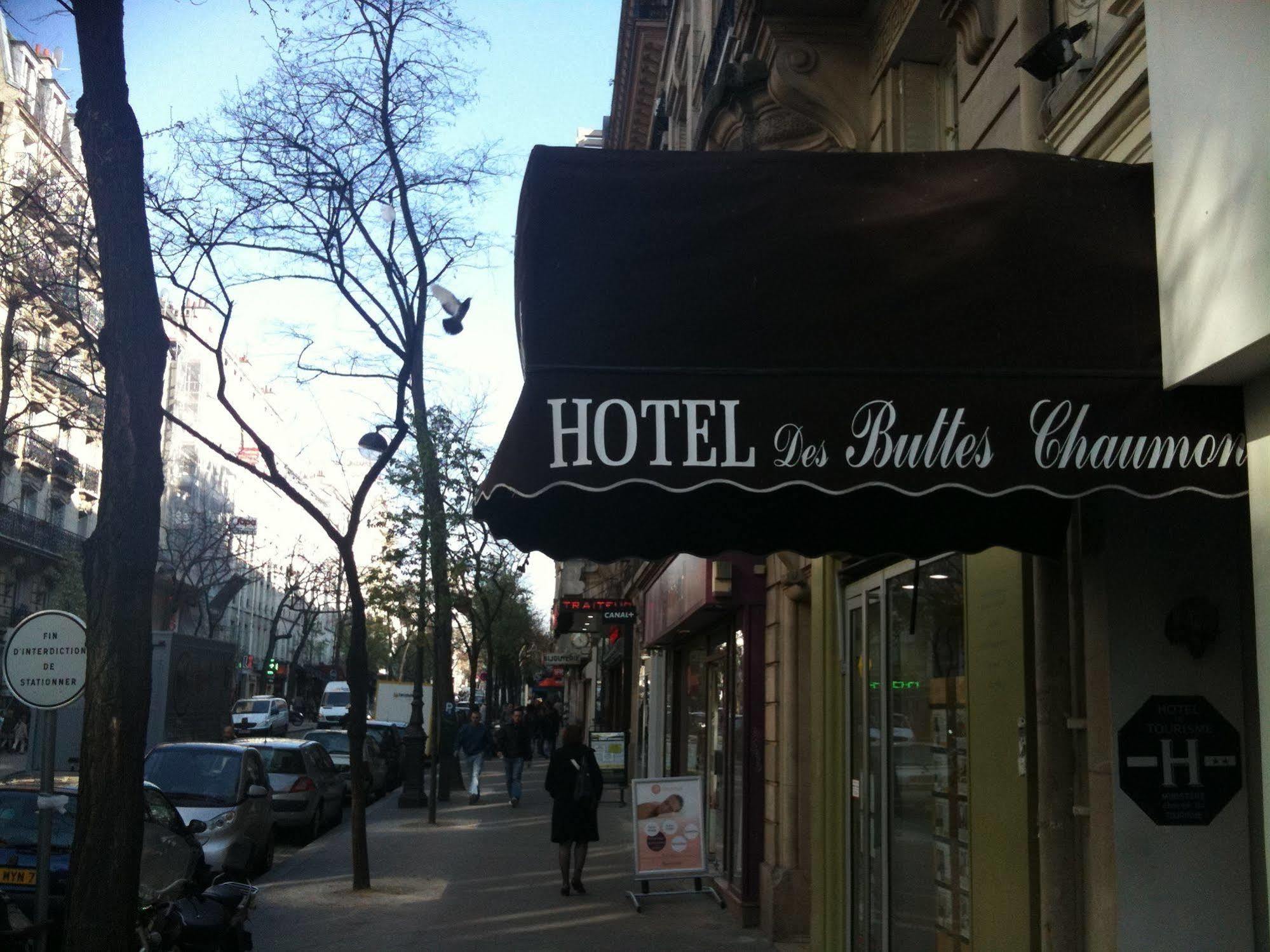 Hotel Des Buttes Chaumont Paris Dış mekan fotoğraf